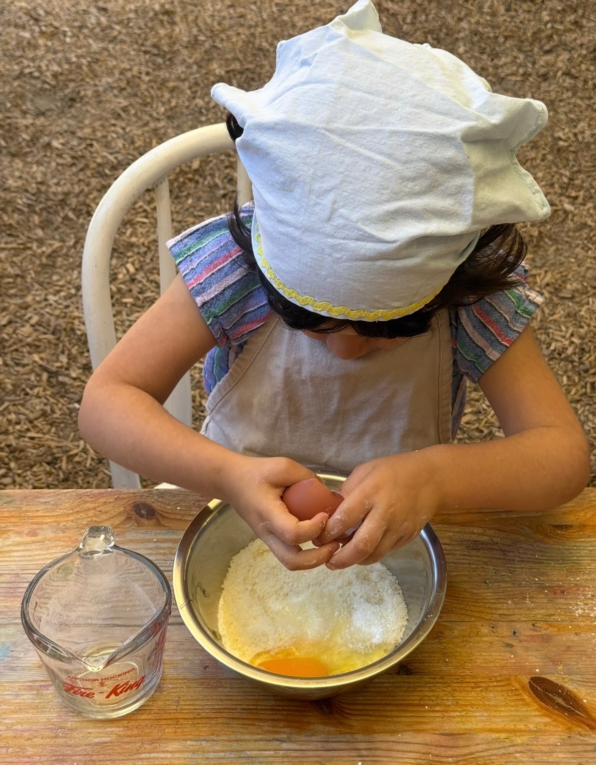 A moment from daily life at Sunflower Garden Nursery School