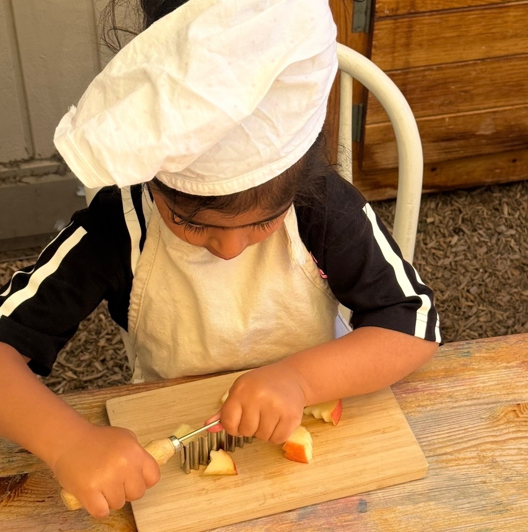 A moment from daily life at Sunflower Garden Nursery School