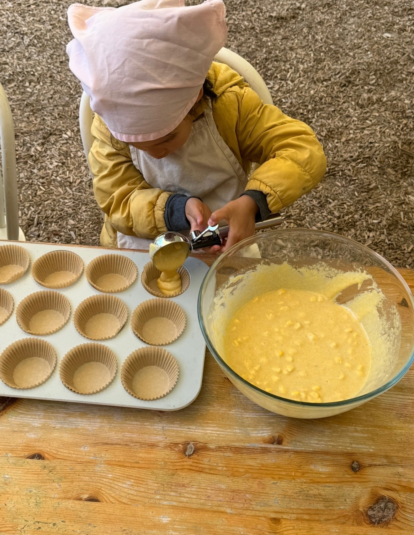 A moment from daily life at Sunflower Garden Nursery School