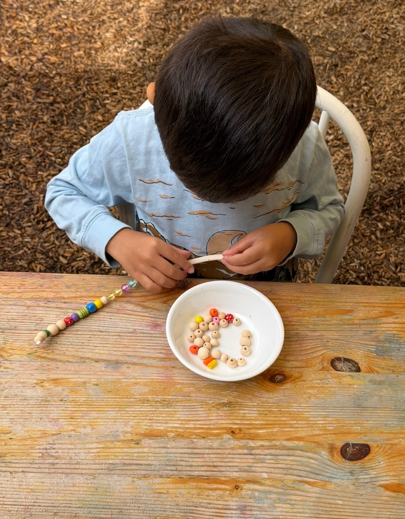 A moment from daily life at Sunflower Garden Nursery School