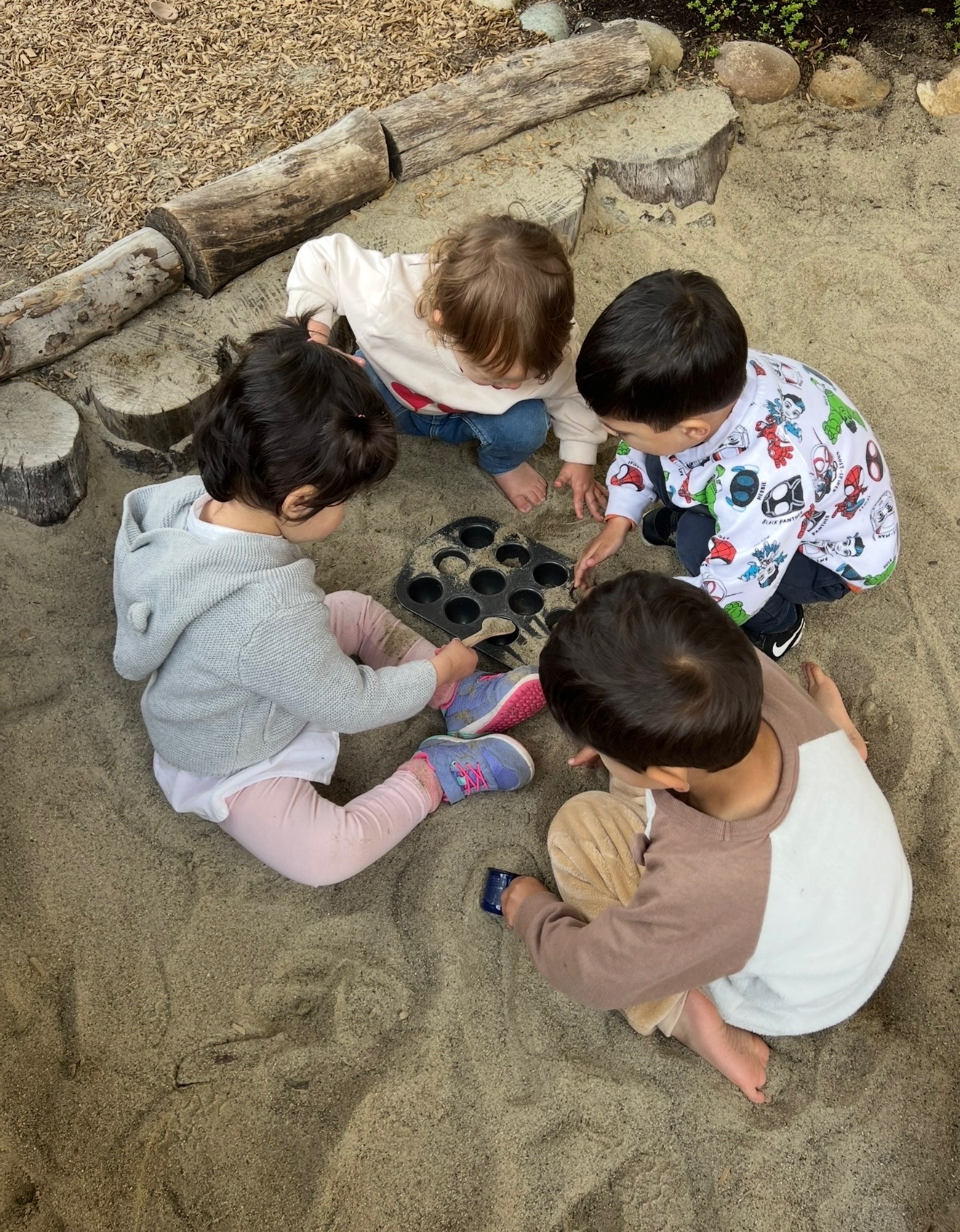 A moment from daily life at Sunflower Garden Nursery School