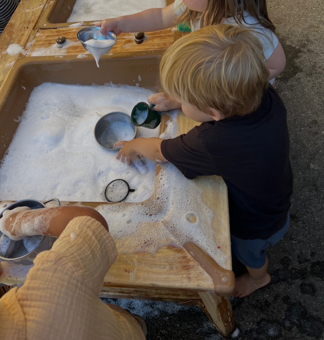 A moment from daily life at Sunflower Garden Nursery School