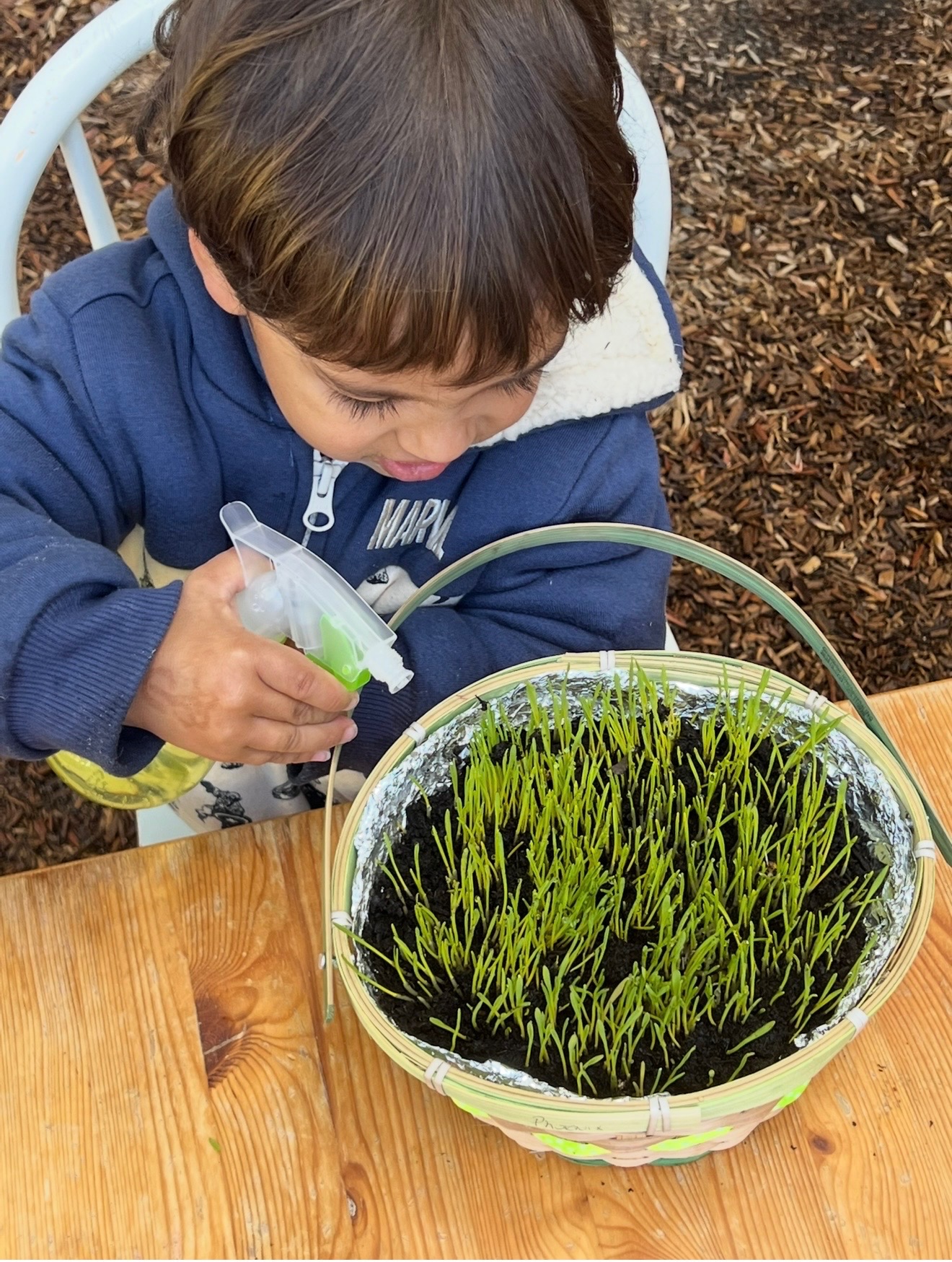 A moment from daily life at Sunflower Garden Nursery School