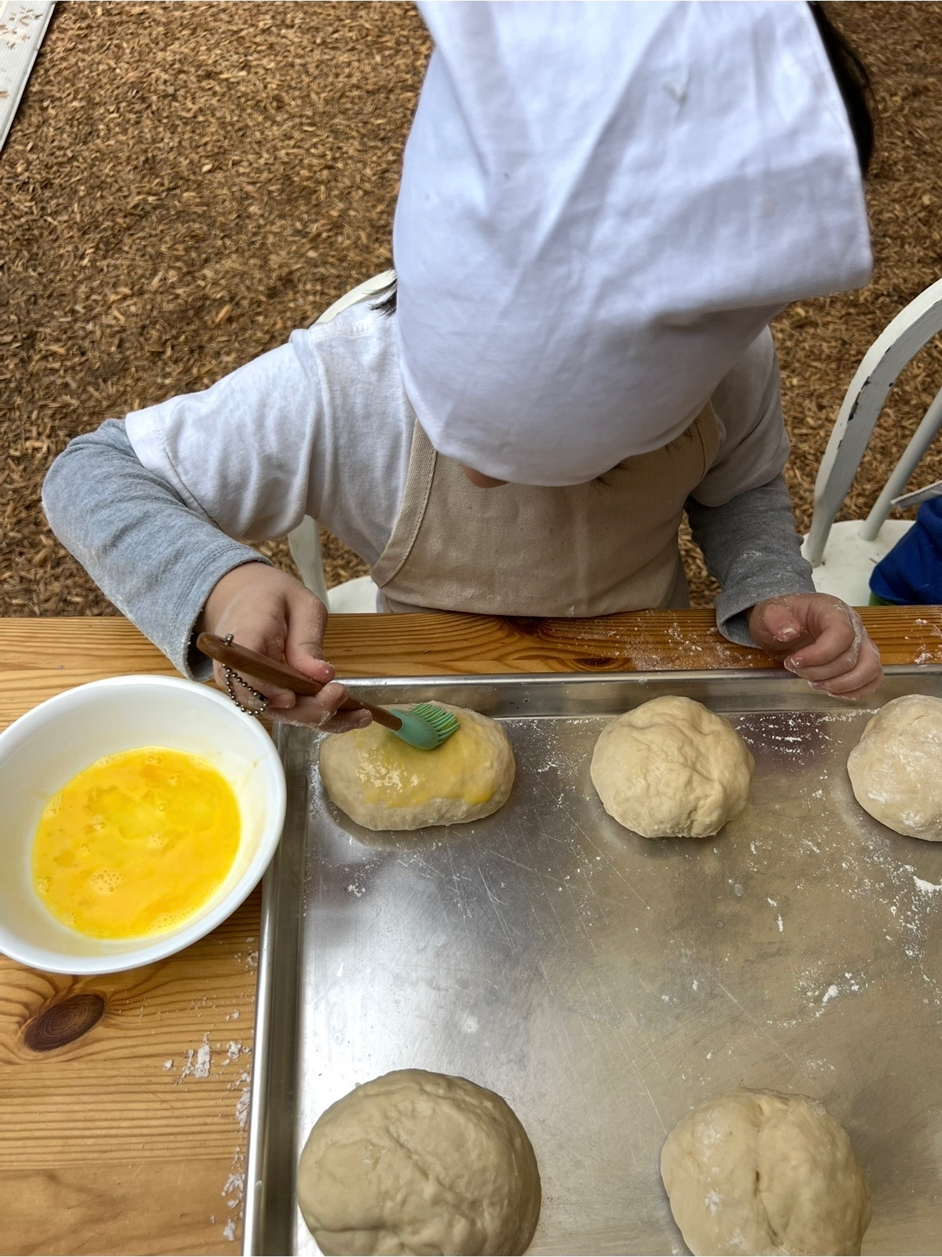 A moment from daily life at Sunflower Garden Nursery School