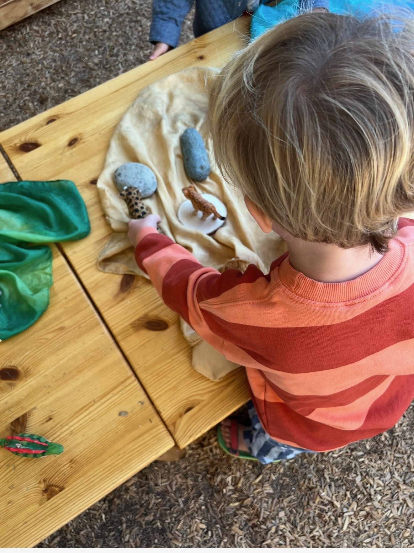 A moment from daily life at Sunflower Garden Nursery School