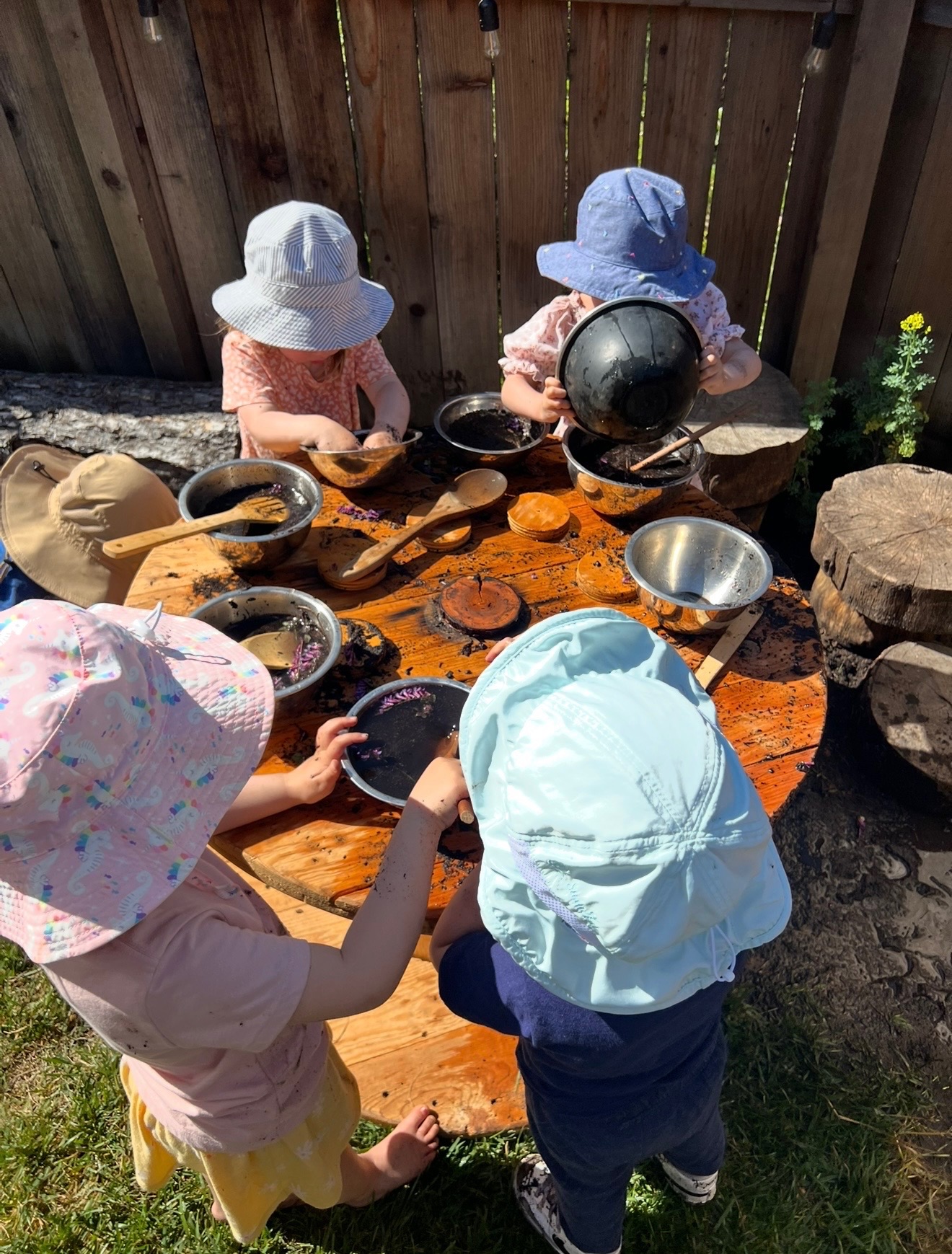 A moment from daily life at Sunflower Garden Nursery School